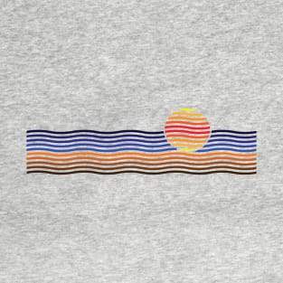 Sunset over Sea and Sand T-Shirt